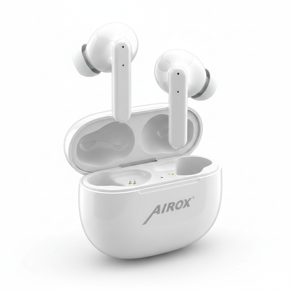 AIROX Earbuds Open Case - White BG