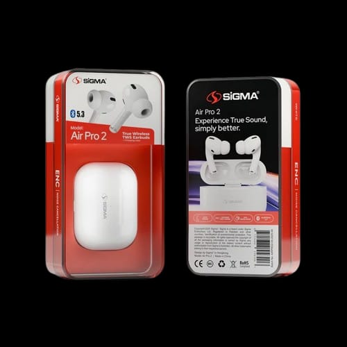 Sigma Air Pro 2 packaging box