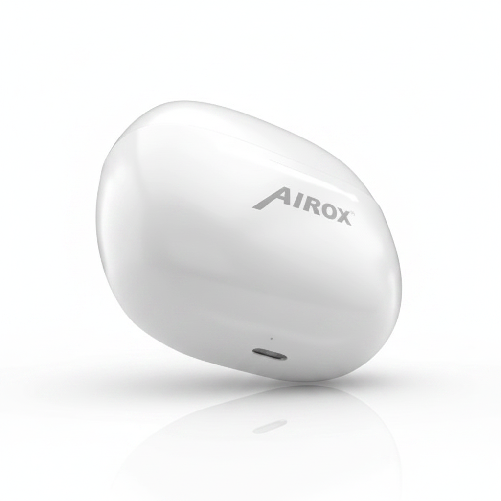 AIROX TWS Earbuds with Case Open