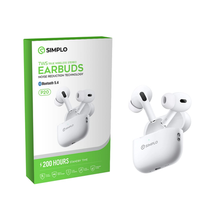 Simplo P20 TWS Earbuds with Product Box