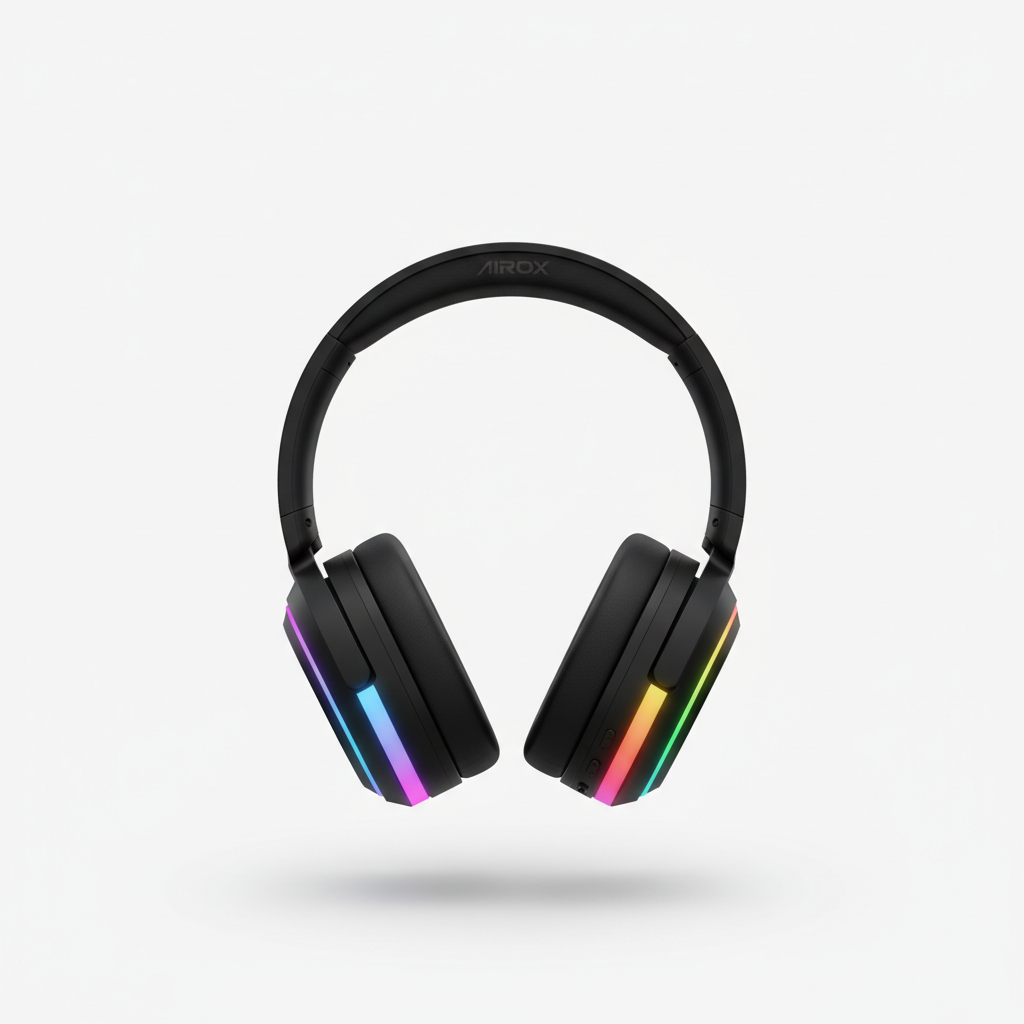 AIROX RGB Wireless Headphones - Front View