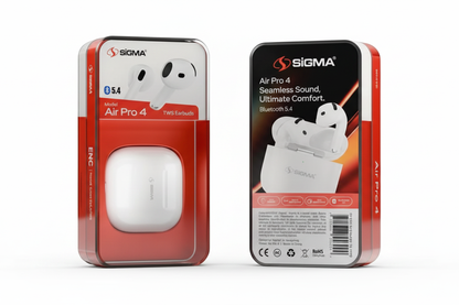 Sigma Air Pro 4 packaging - white background