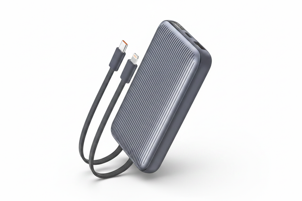 Sigma Power Bank with Built-in Type-C & Lightning Cables
