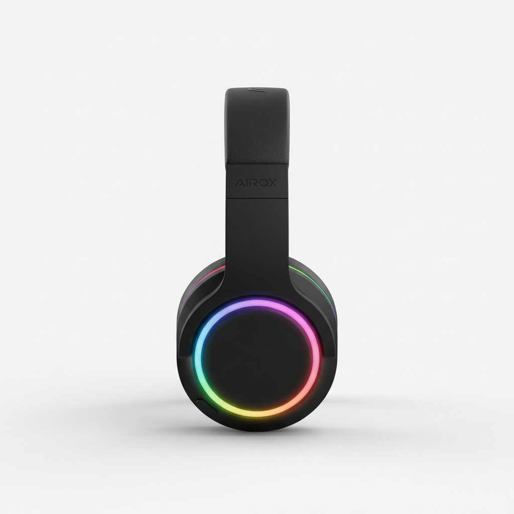AIROX RGB Wireless Headphones - Side View