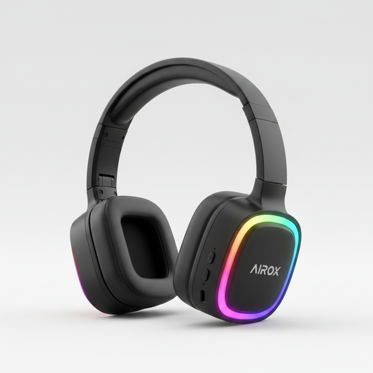 AIROX RGB Wireless Headphones - Front View