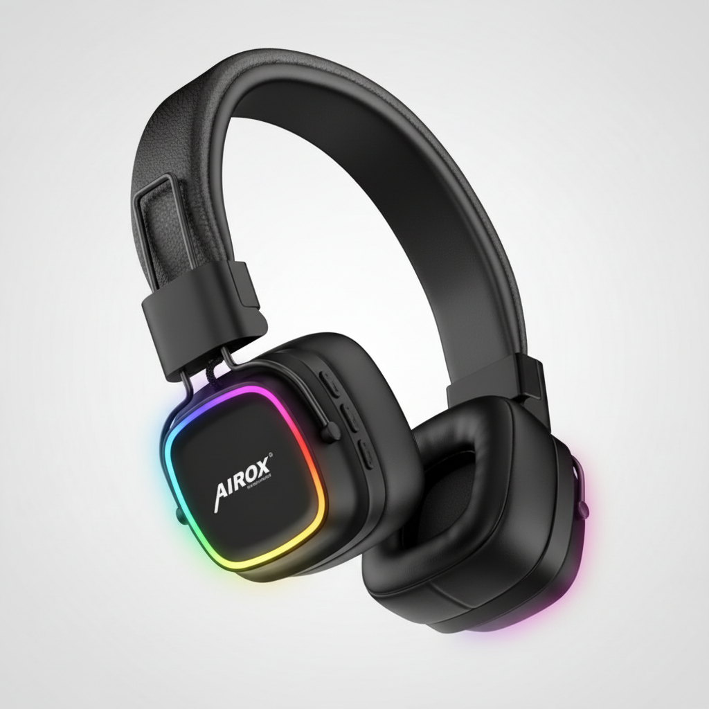 AIROX RGB Headphones - Front View