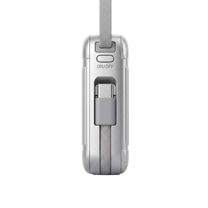 Airox Mini Power Bank Silver side