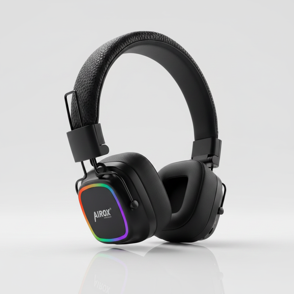 AIROX RGB Wireless Headphones - Side View