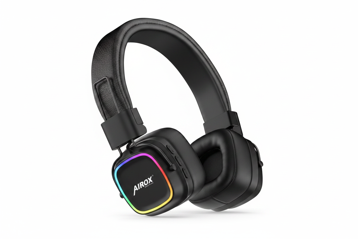 Airox RGB Headphones angled view