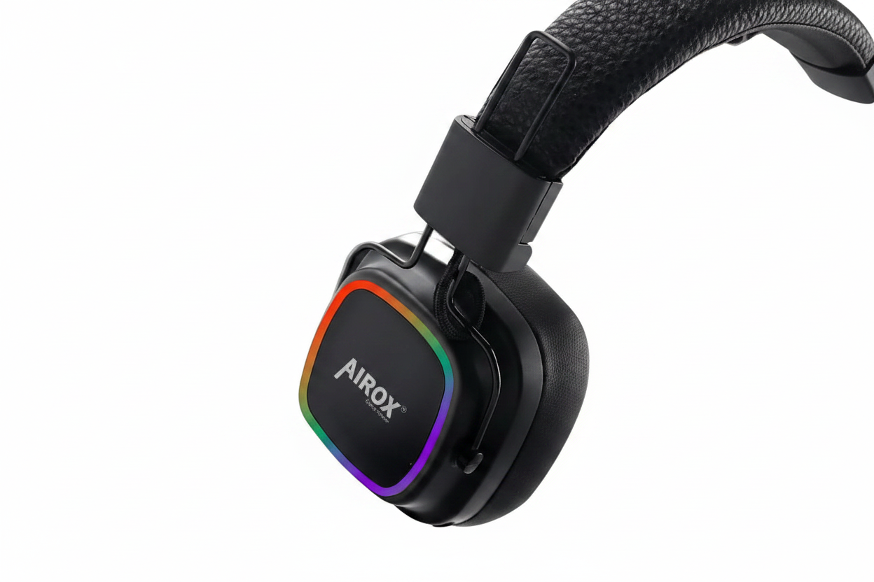 Airox RGB Headphones ear cup detail