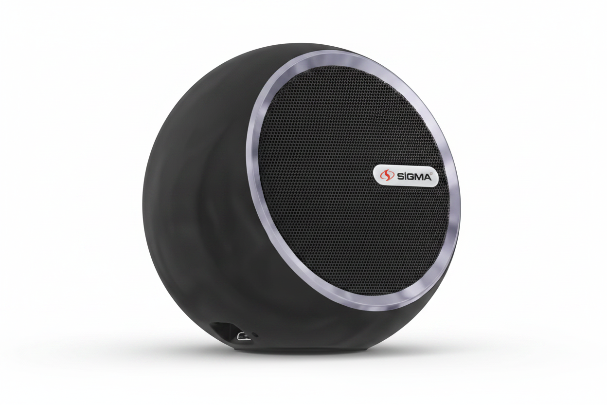 Sigma Ball Bluetooth Speaker single - white background