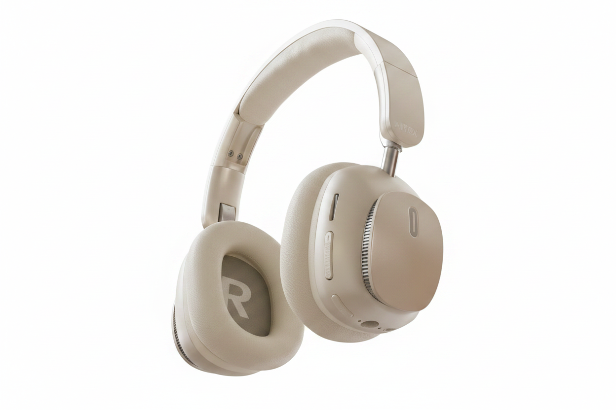 Airox Premium Headphones Beige front