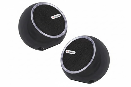 Sigma Ball Bluetooth Speaker pair - white background
